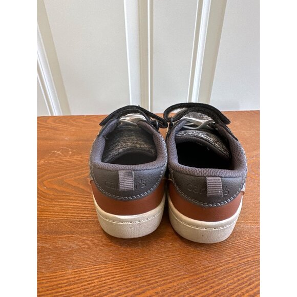 Carters Boys Grey Slip On Gustav Casual Sneakers Grey Size 1 Sku 2808A - Picture 10 of 12